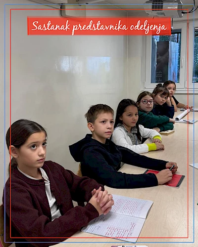 Réunion des délégués de classes de l'élémentaire