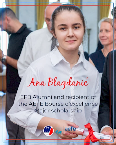 Ana Blagdanic EFB Alumni