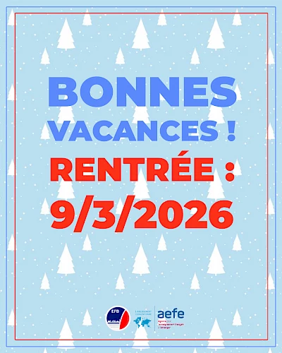 Bonnes vacances d'hiver