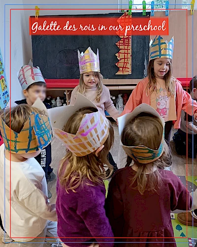 Galette des rois à la maternelle