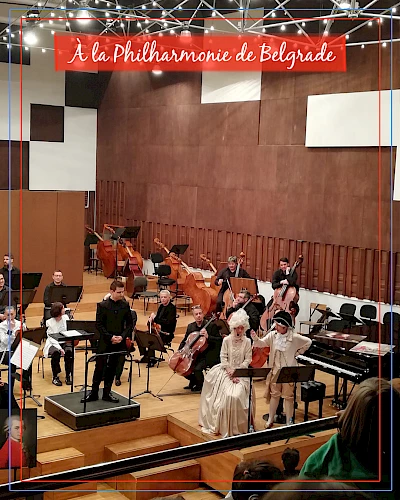 A la Philharmonie de Belgrade