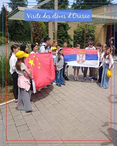 Visite des élèves d'Orasac