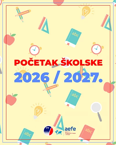 Rentrée échelonnée 2026-2027