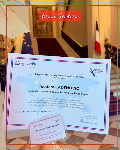 Teodora Radjenovic alumni